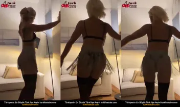 Gece yemeği açıklaması: Koltukta iç çamaşırlarıyla kıvranan kadın