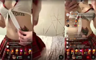 Kolejli bir bayan, striptizci olarak gösteriş yaptığı için ifşa edildi